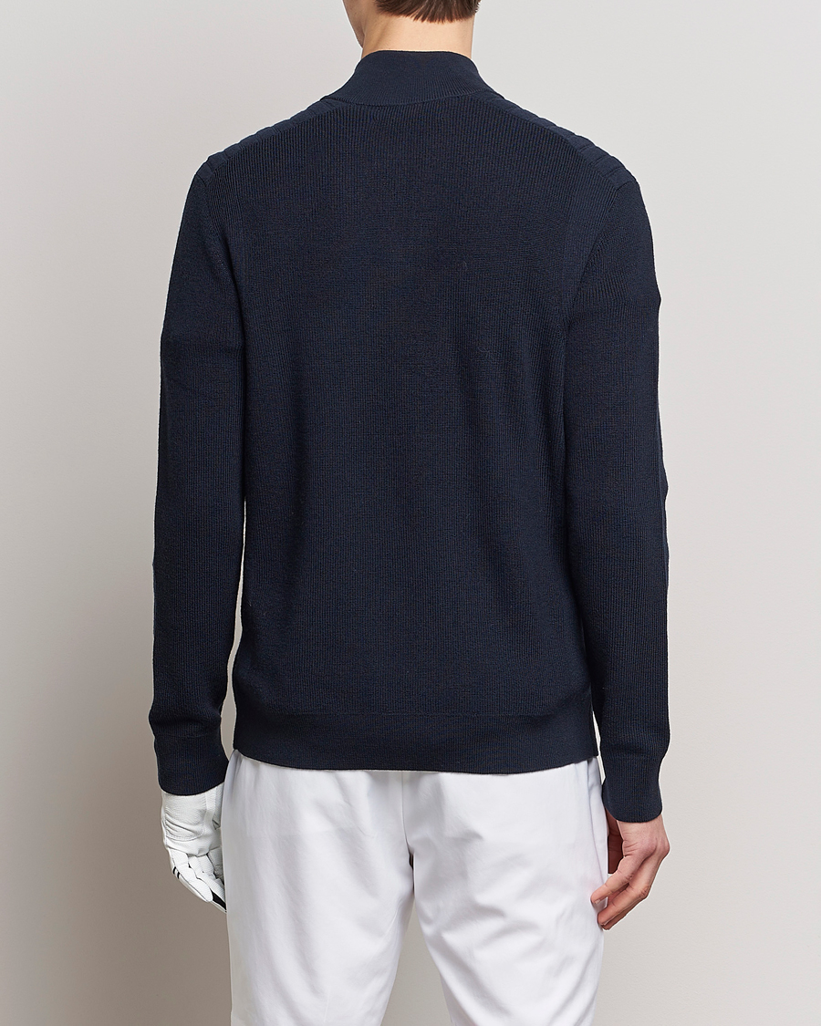 Men | Sweaters & Knitwear | RLX Ralph Lauren | Merino Half-Zip Sweater College Navy