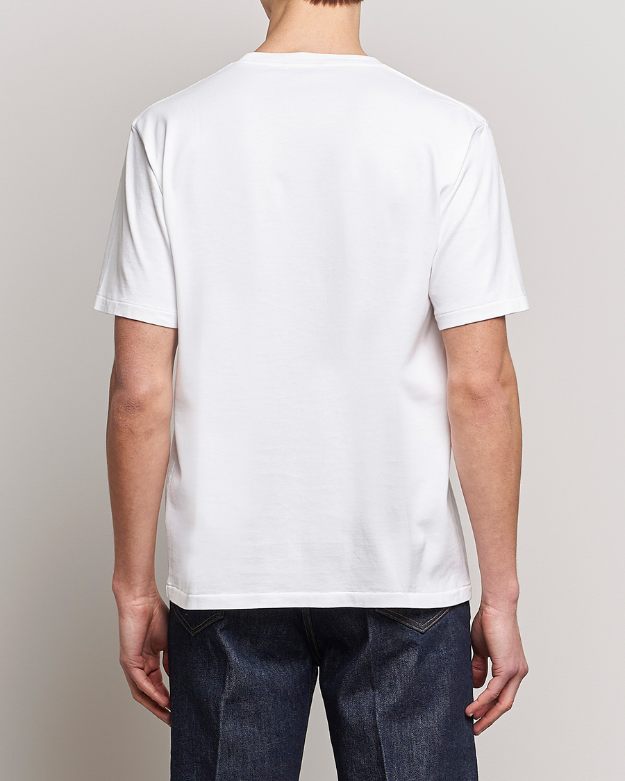 Men | T-Shirts | Auralee | Luster Plaiting T-Shirt White