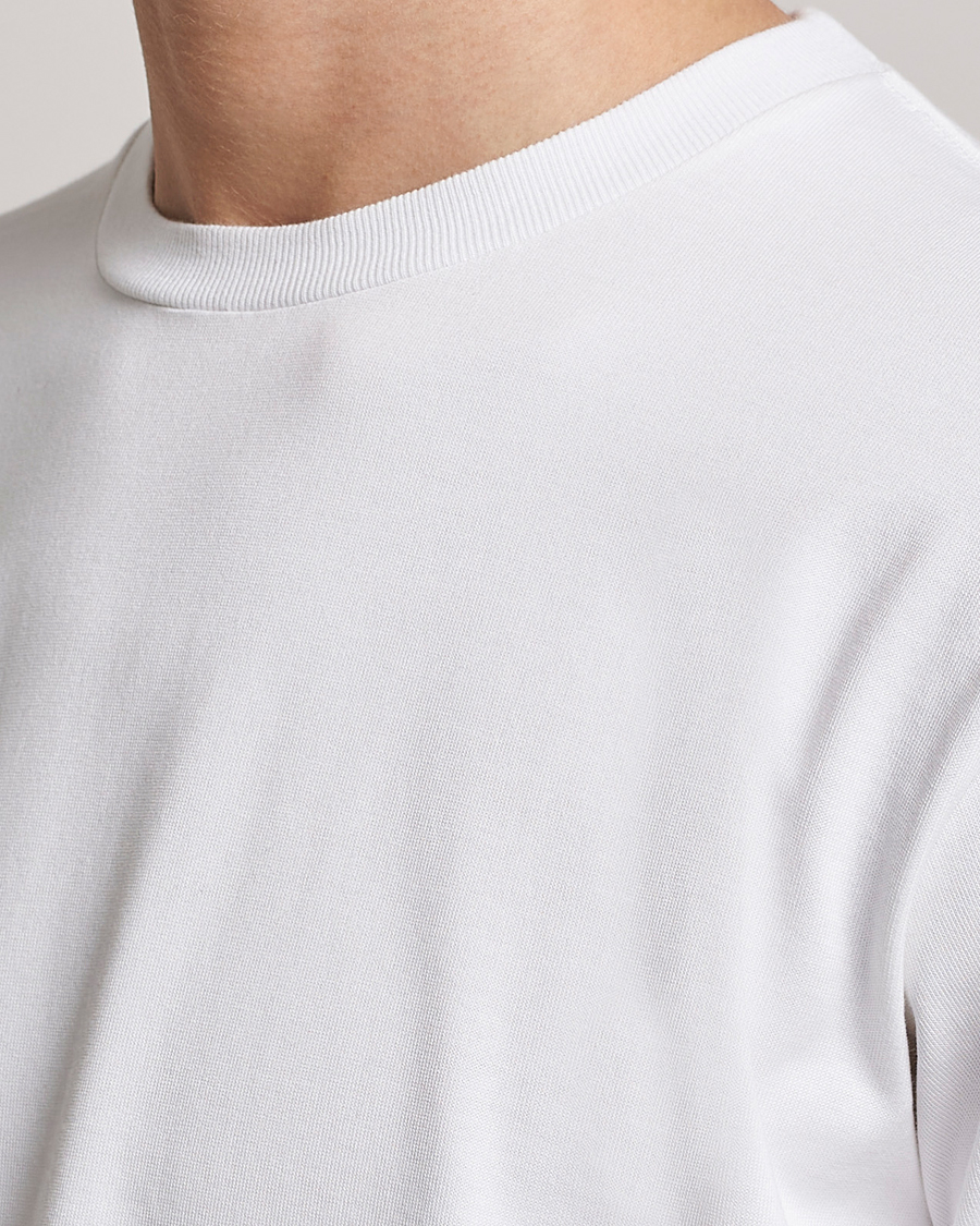 Men | T-Shirts | Auralee | Luster Plaiting T-Shirt White