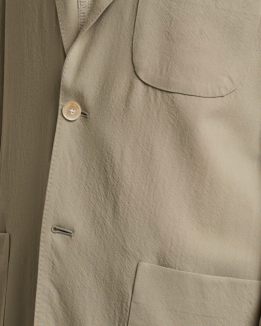 Men | Blazers | Auralee | Viyella Wool Blazer Light Khaki