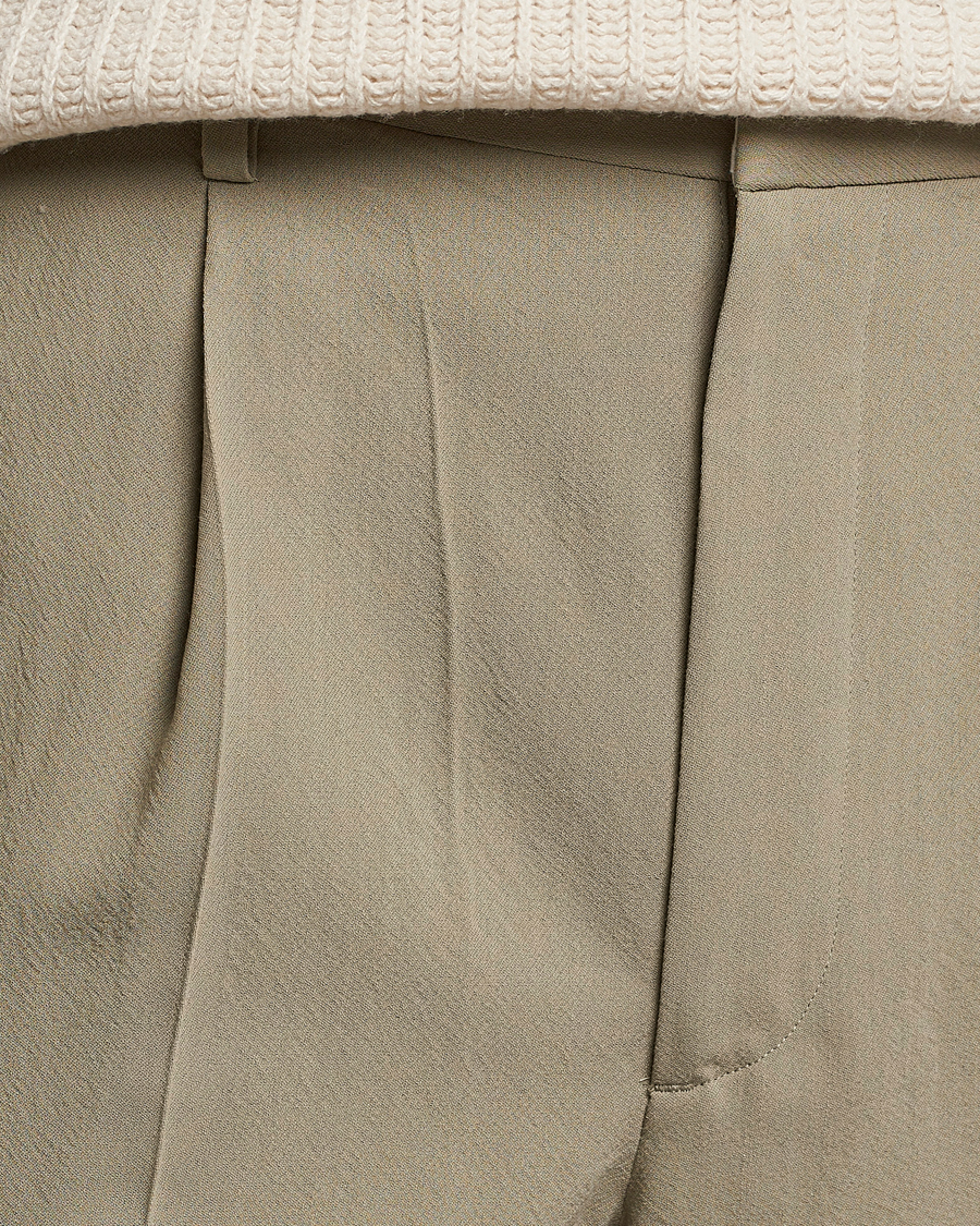 Men | Trousers | Auralee | Viyella Wool Slacks Light Khaki