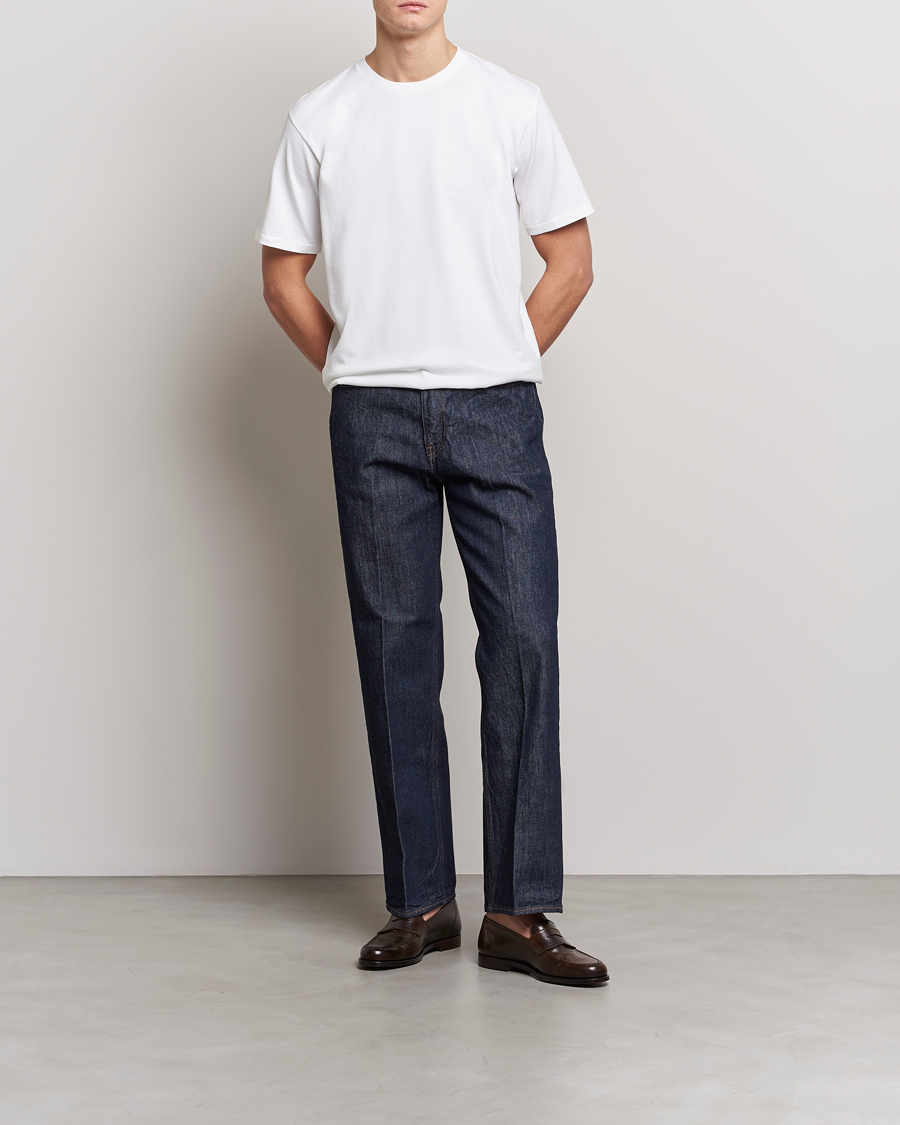Men | Jeans | Auralee | Regular Fit Denim Pants Dark Indigo