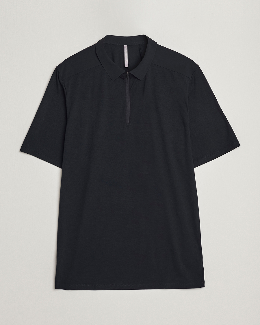 Men | Polo Shirts | Arc'teryx Veilance | Frame Short Sleeve Polo Shirt Black