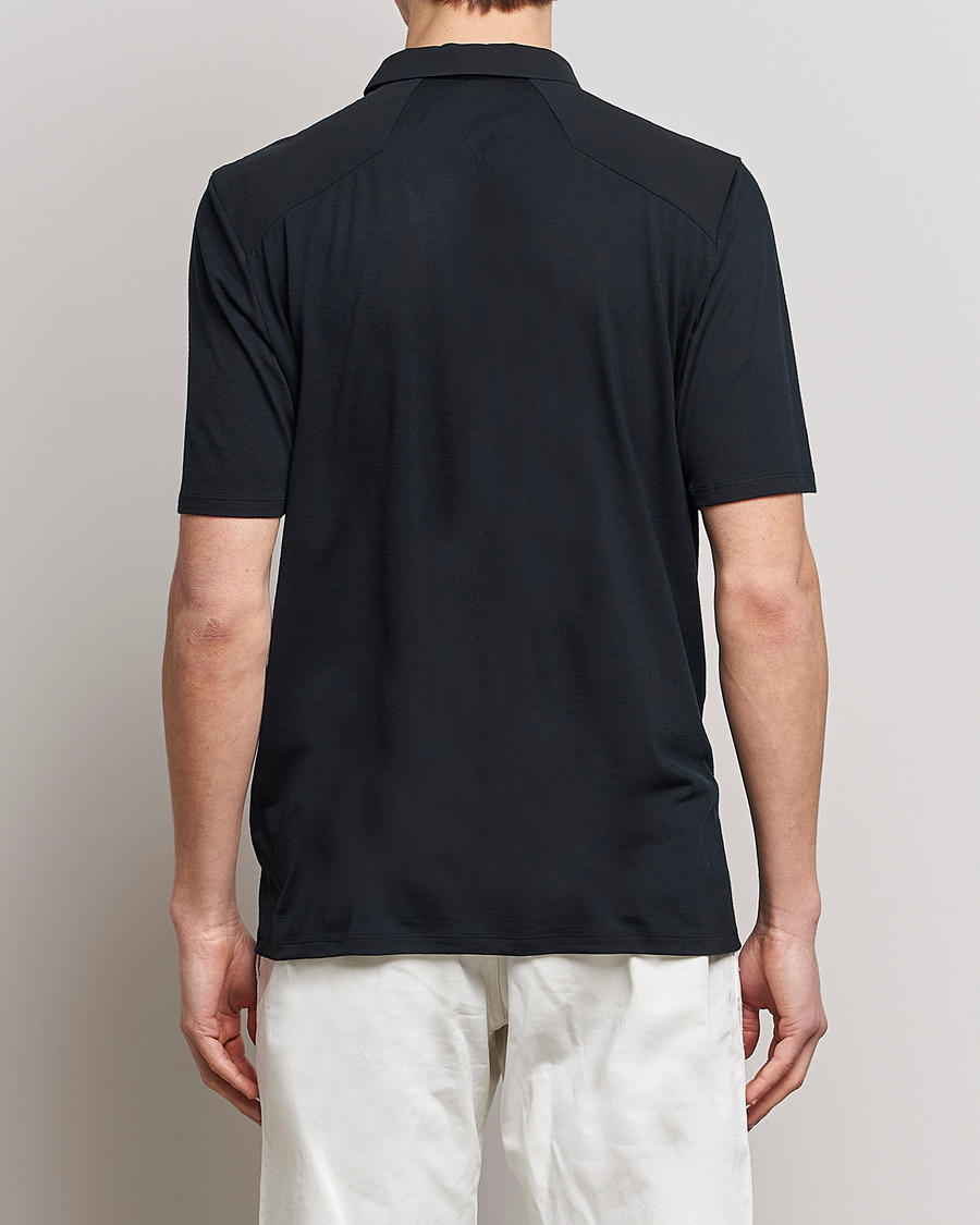 Men | Polo Shirts | Arc'teryx Veilance | Frame Short Sleeve Polo Shirt Black