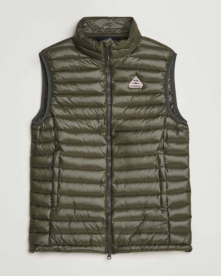 Men | Coats & Jackets | Pyrenex | Bruce Down Padded Vest Deep Khaki