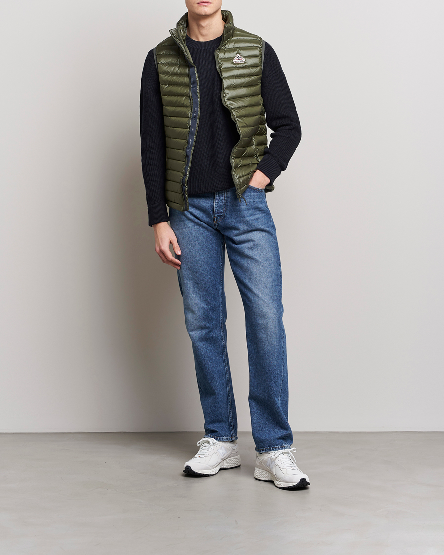 Men | Coats & Jackets | Pyrenex | Bruce Down Padded Vest Deep Khaki