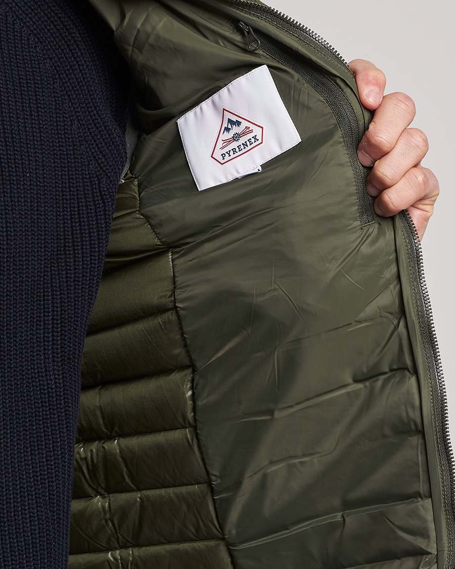 Men | Coats & Jackets | Pyrenex | Bruce Down Padded Vest Deep Khaki