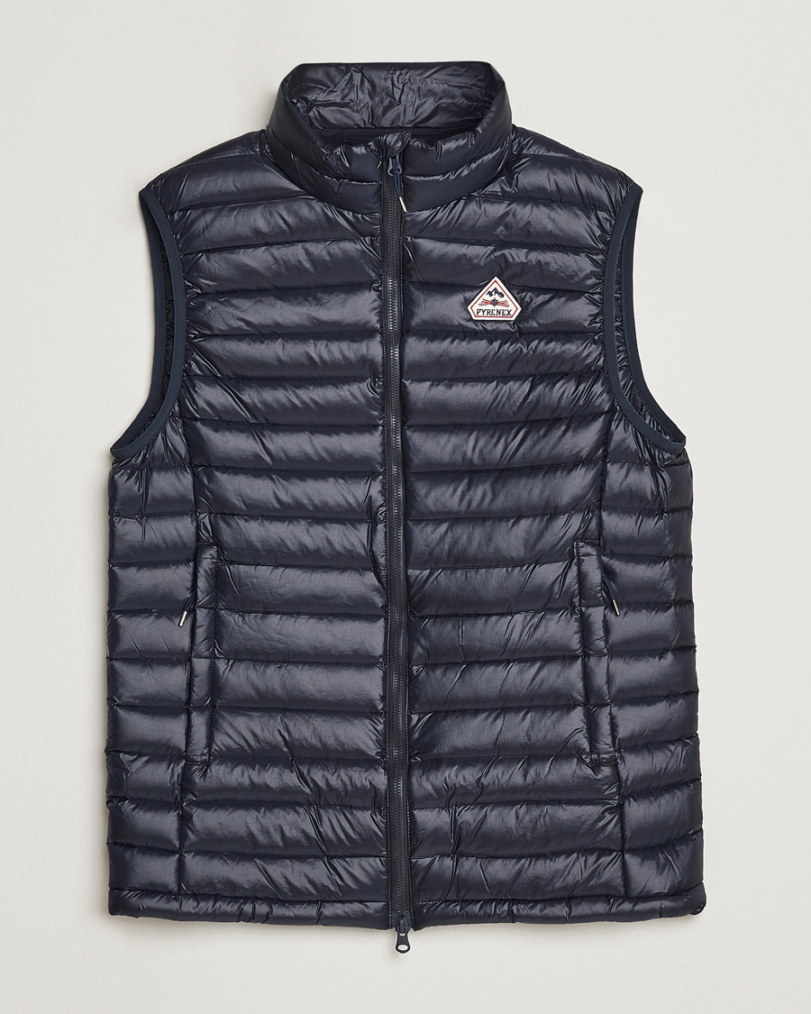 Men | Coats & Jackets | Pyrenex | Bruce Down Padded Vest Deep Ink
