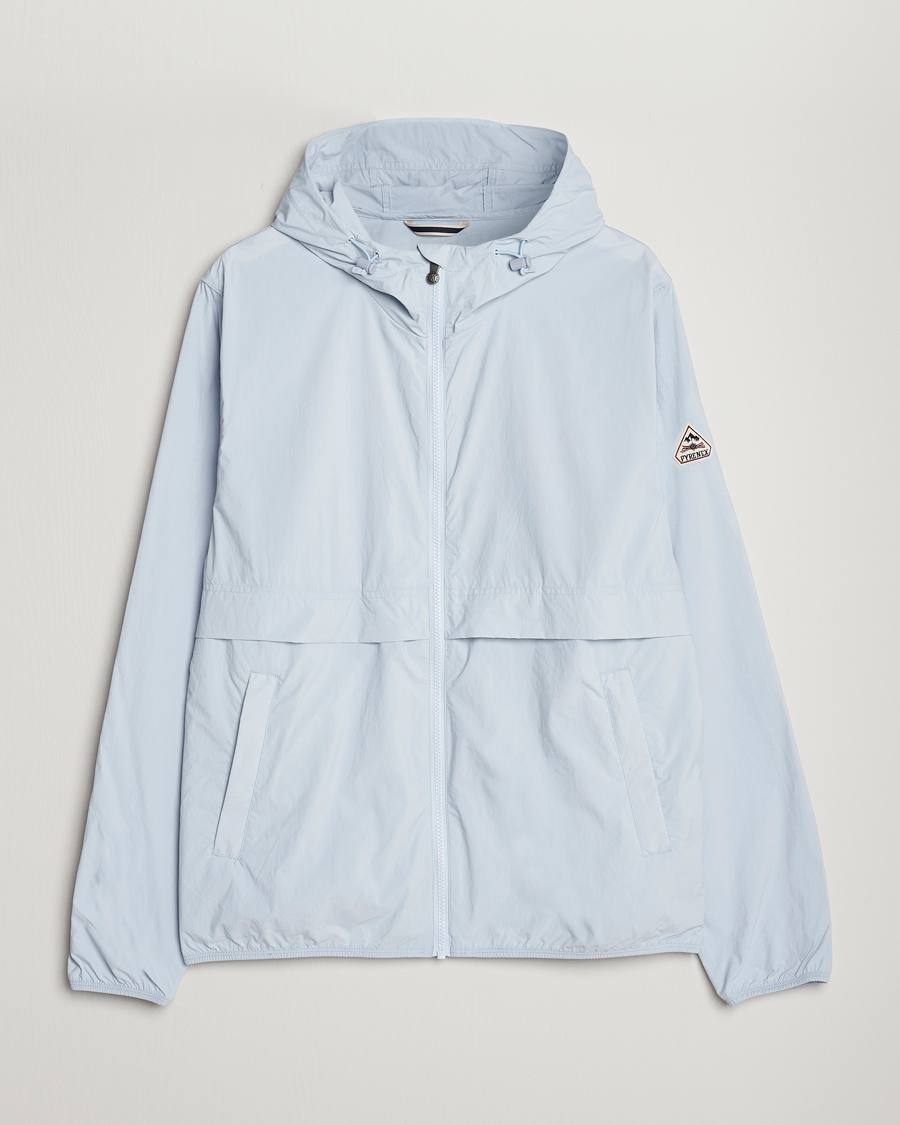 Men | Coats & Jackets | Pyrenex | Ridge Windbreaker Hooded Jacket Arctic Ice