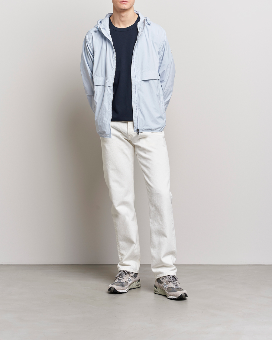 Men | Coats & Jackets | Pyrenex | Ridge Windbreaker Hooded Jacket Arctic Ice