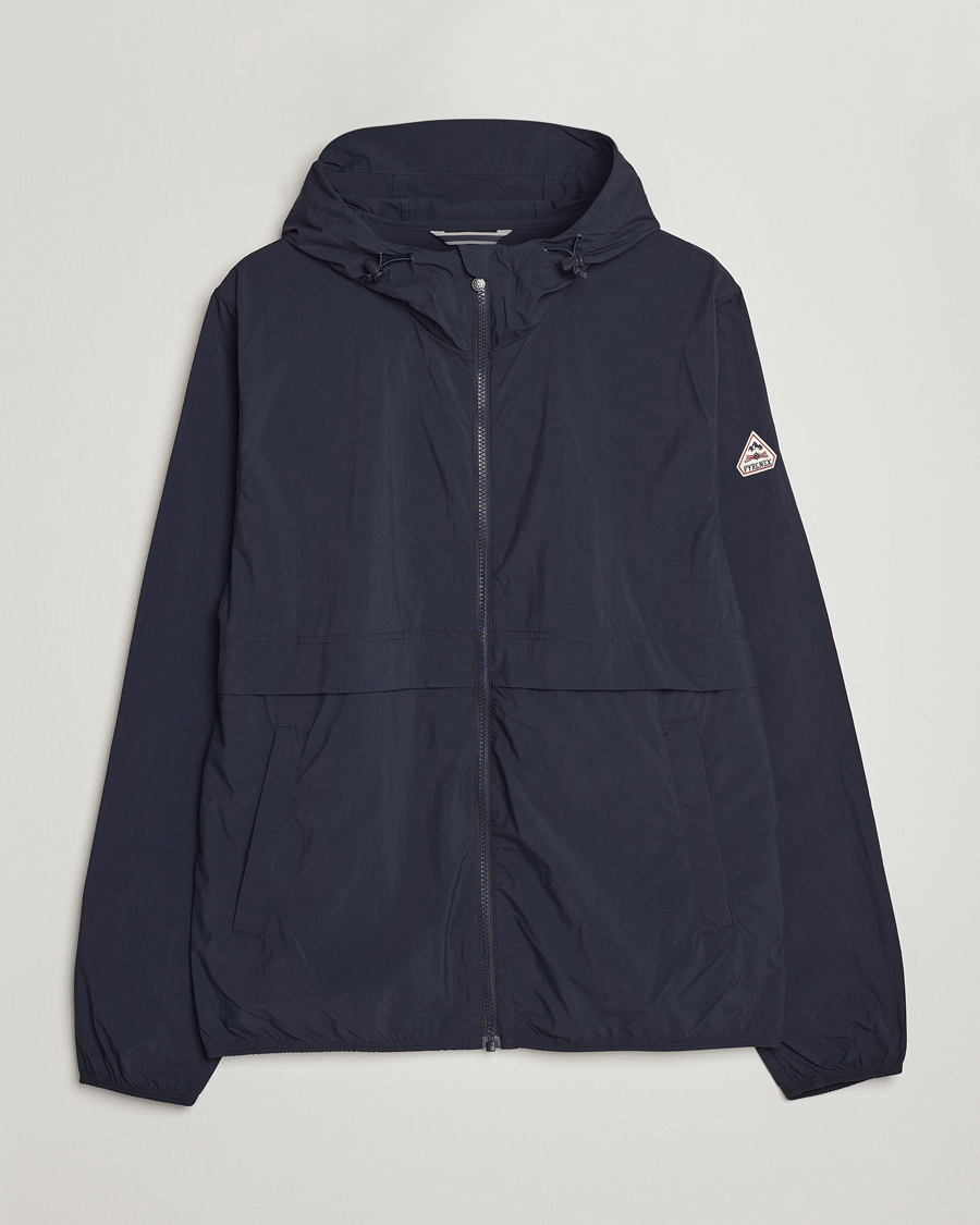 Men | Coats & Jackets | Pyrenex | Ridge Windbreaker Hooded Jacket Deep Ink