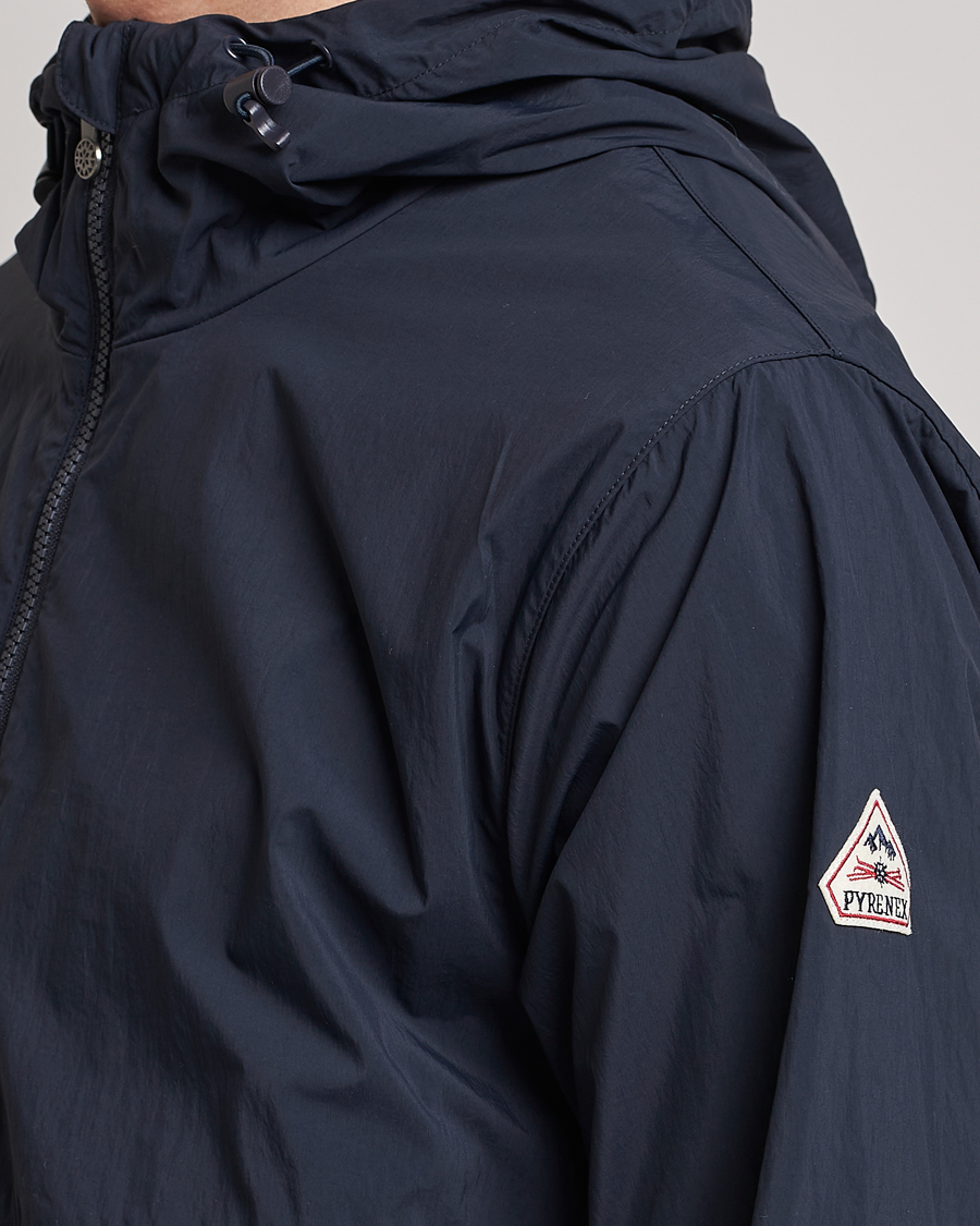 Men | Coats & Jackets | Pyrenex | Ridge Windbreaker Hooded Jacket Deep Ink