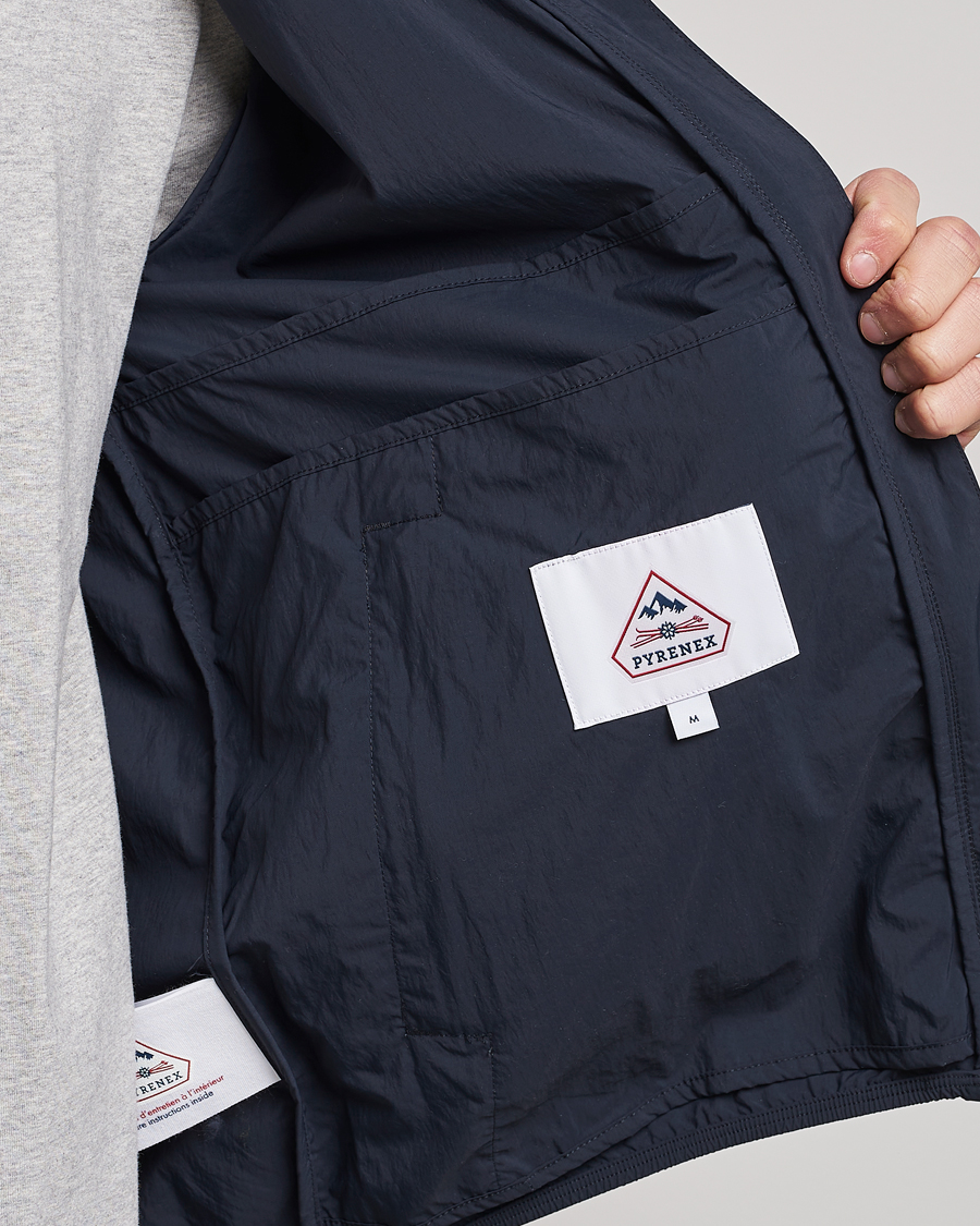 Men | Coats & Jackets | Pyrenex | Ridge Windbreaker Hooded Jacket Deep Ink