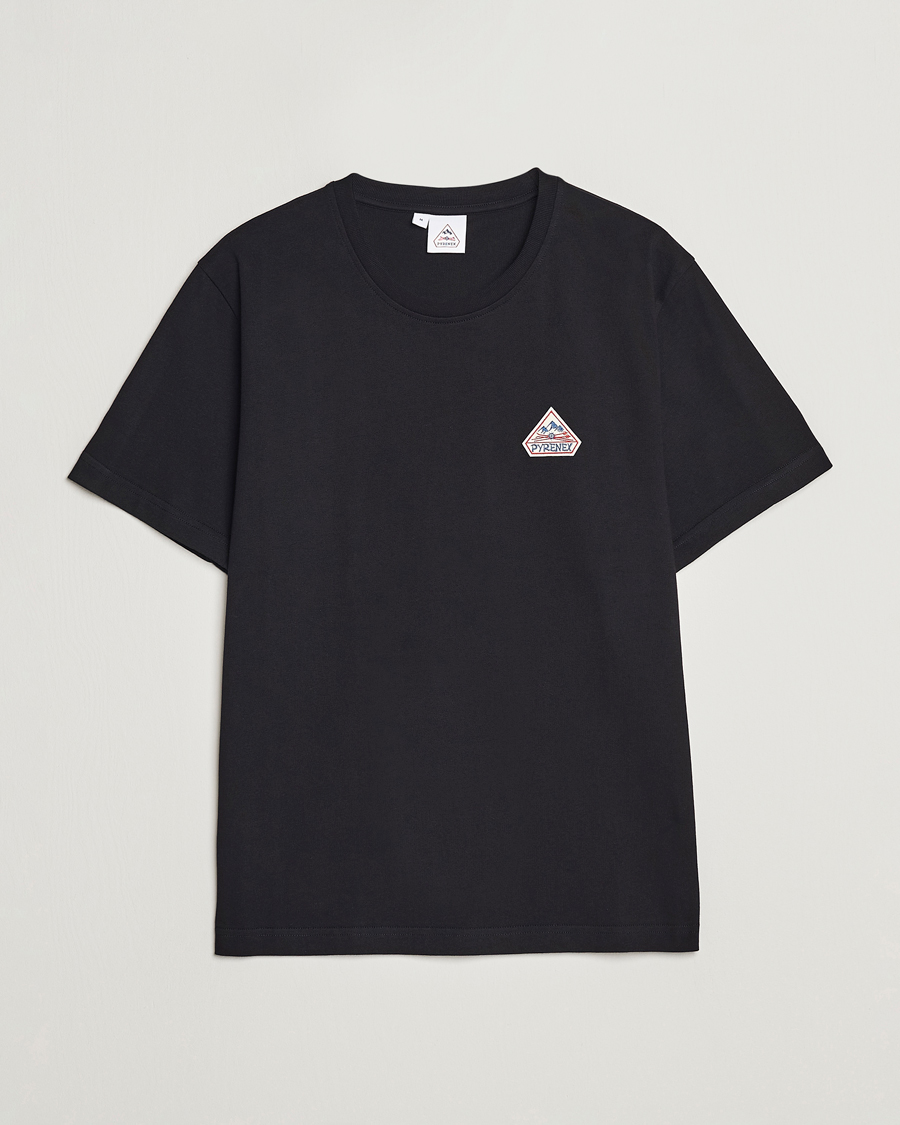 Men | T-Shirts | Pyrenex | Echo Cotton Logo T-Shirt Black