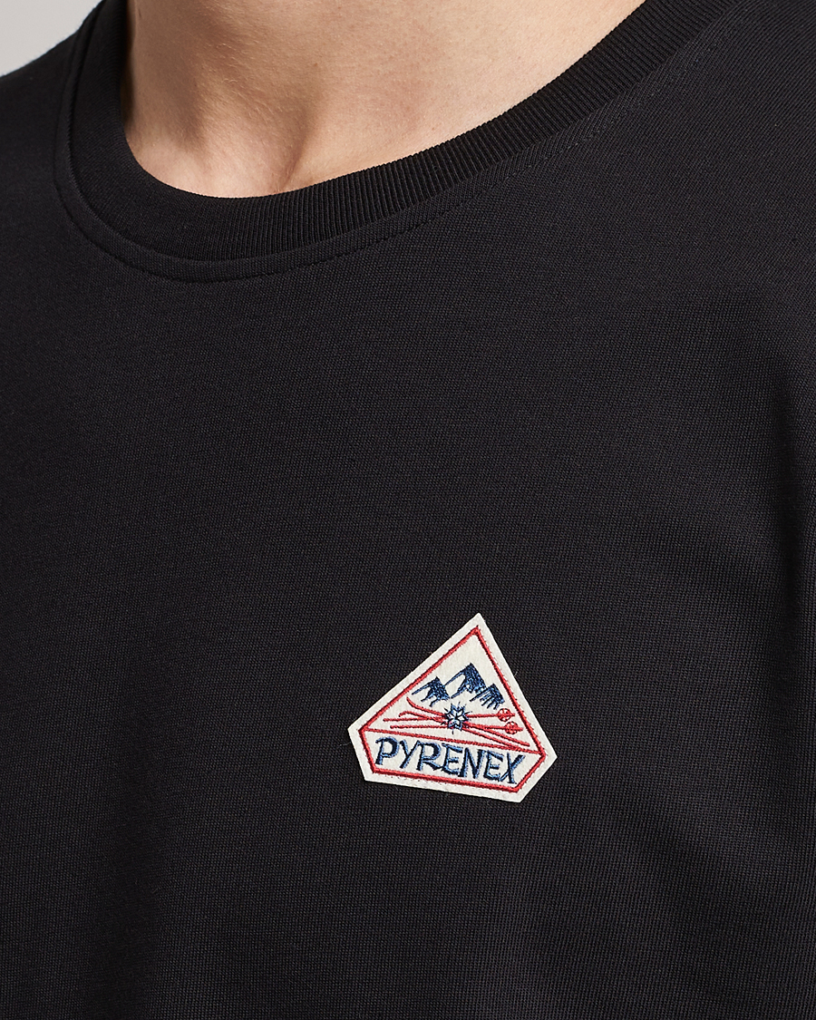 Men | T-Shirts | Pyrenex | Echo Cotton Logo T-Shirt Black