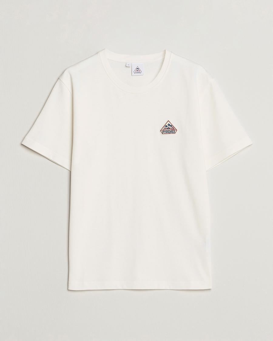 Men | T-Shirts | Pyrenex | Echo Cotton Logo T-Shirt Milk