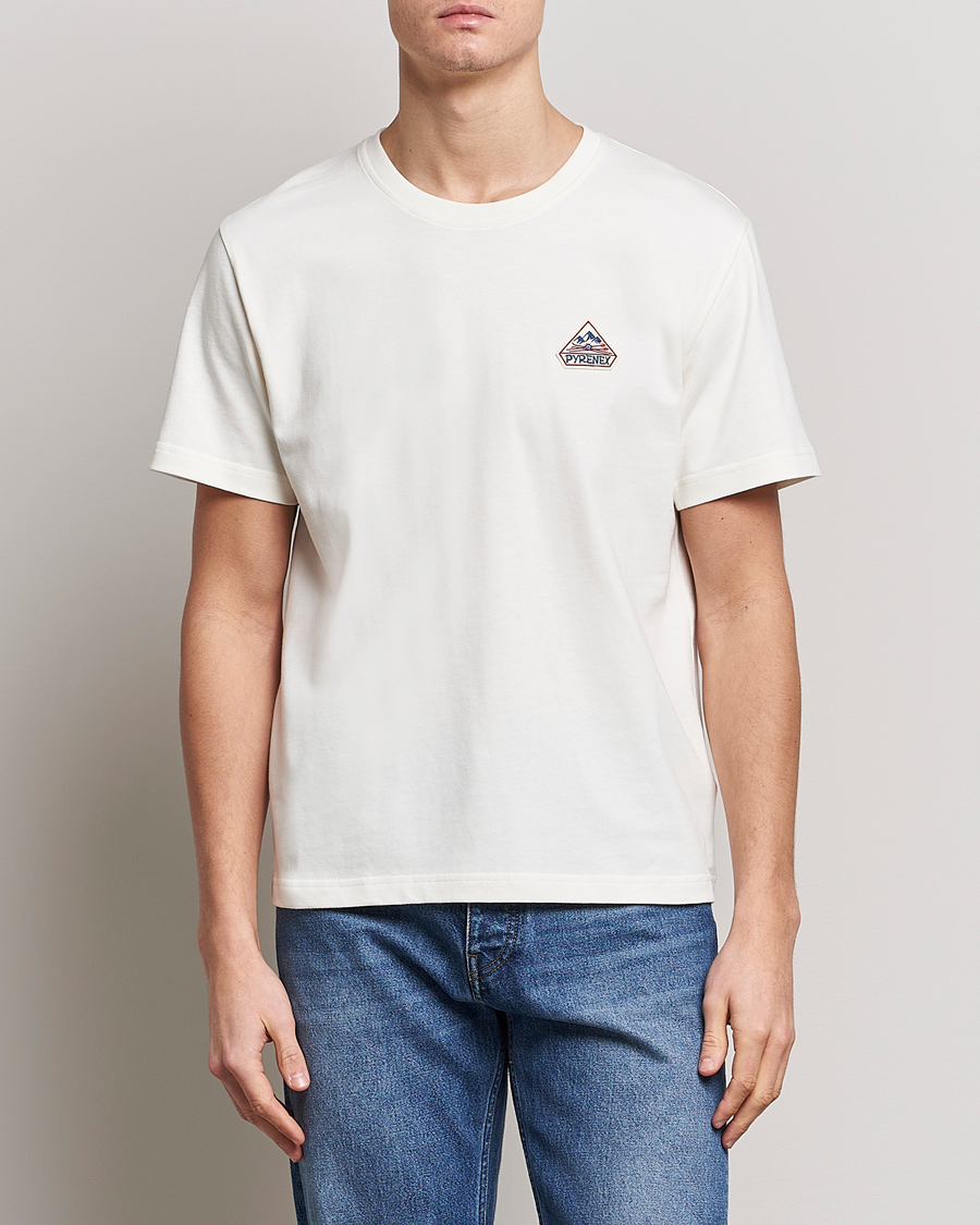 Men | T-Shirts | Pyrenex | Echo Cotton Logo T-Shirt Milk