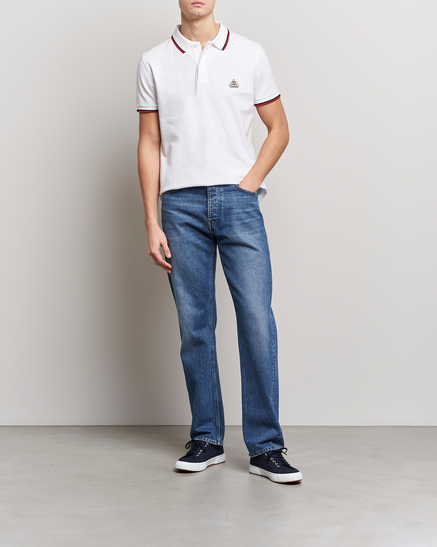 Men | Polo Shirts | Pyrenex | Leyre Cotton Logo Polo White