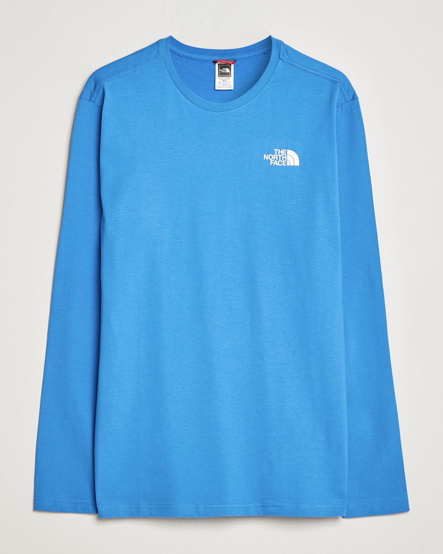 Men | T-Shirts | The North Face | Long Sleeve Easy T-Shirt Super Sonic Blue