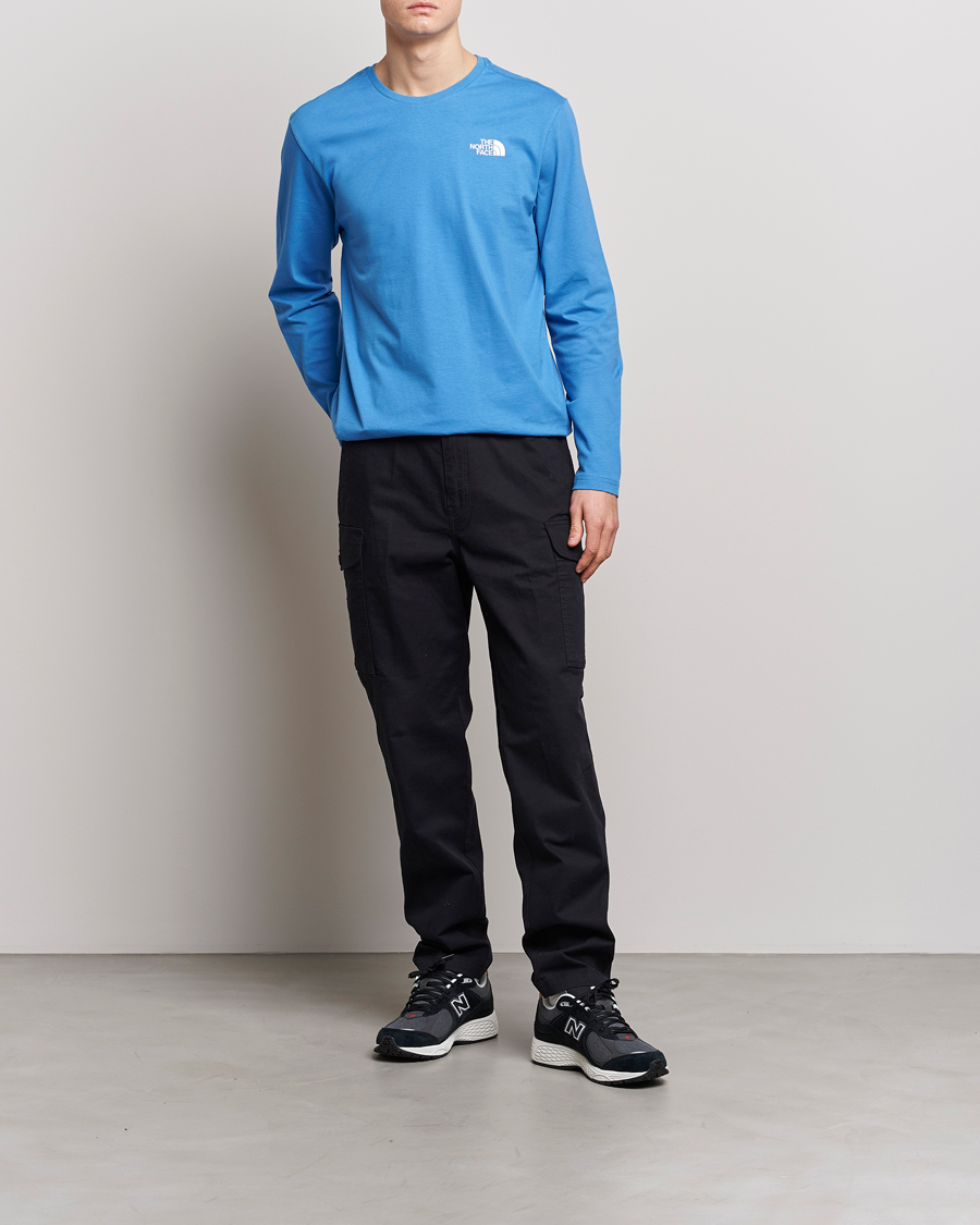 Men | T-Shirts | The North Face | Long Sleeve Easy T-Shirt Super Sonic Blue