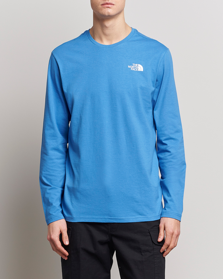 Men | The North Face | The North Face | Long Sleeve Easy T-Shirt Super Sonic Blue