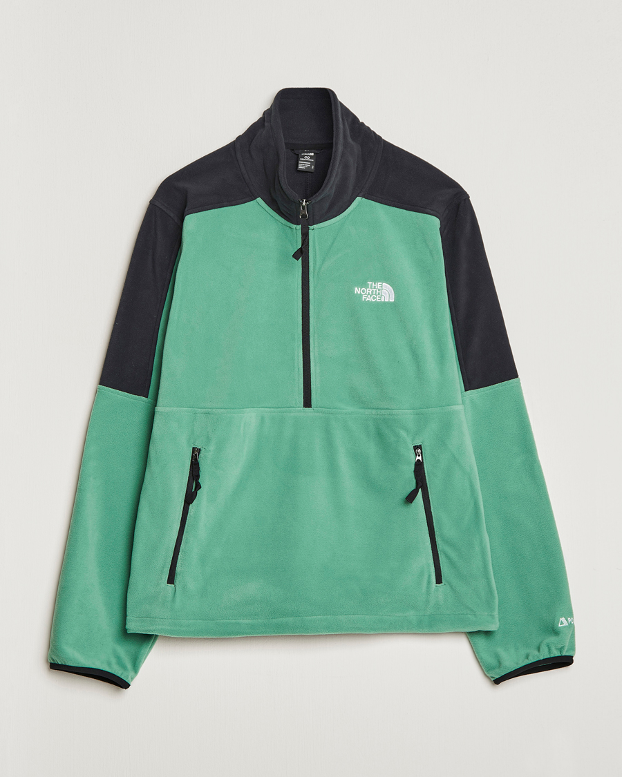 Men | Sweaters & Knitwear | The North Face | Polartec Fleece Half Zip Deep Grass Green