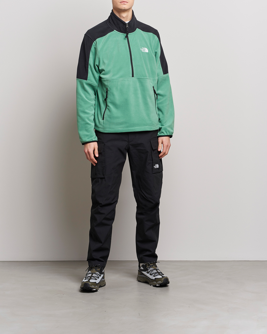 Men | Sweaters & Knitwear | The North Face | Polartec Fleece Half Zip Deep Grass Green