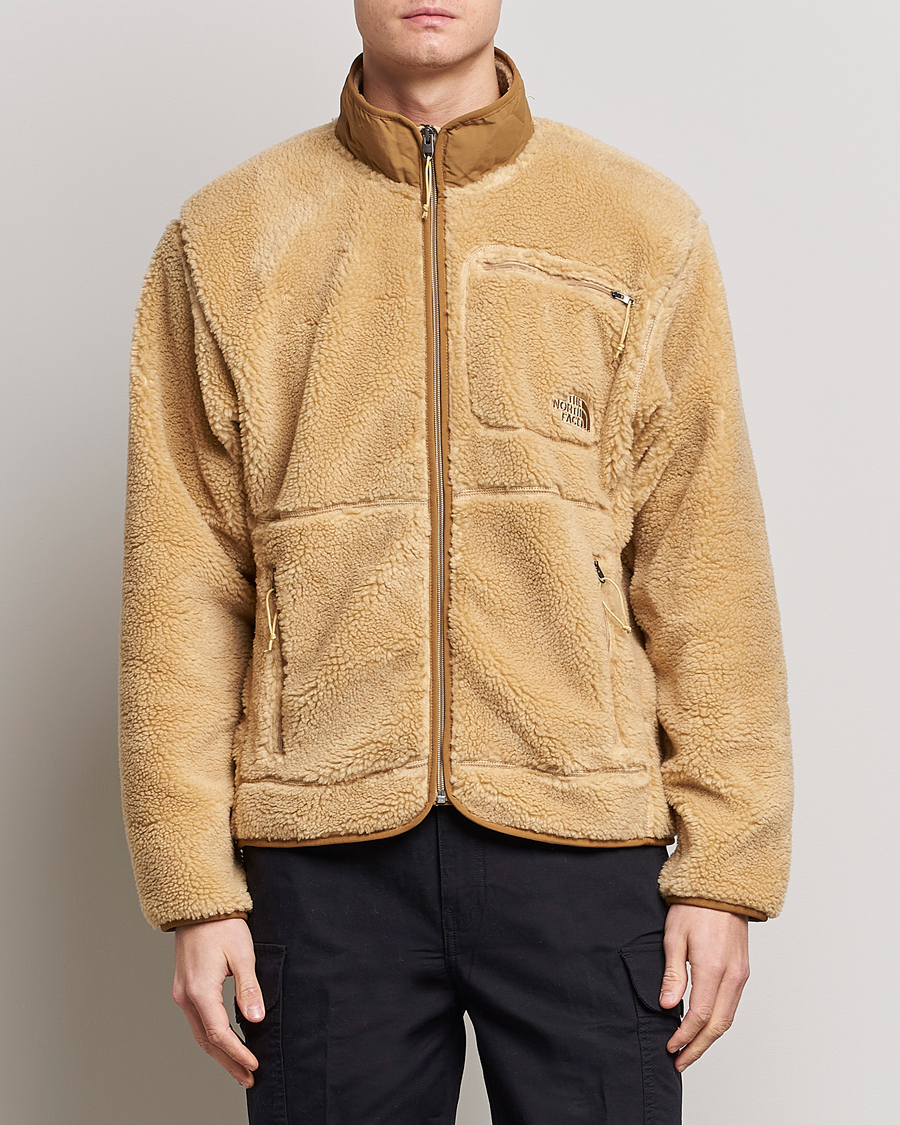 Men | Fleece Sweaters | The North Face | Heritage Fleece Pile Jacket Khaki Stone
