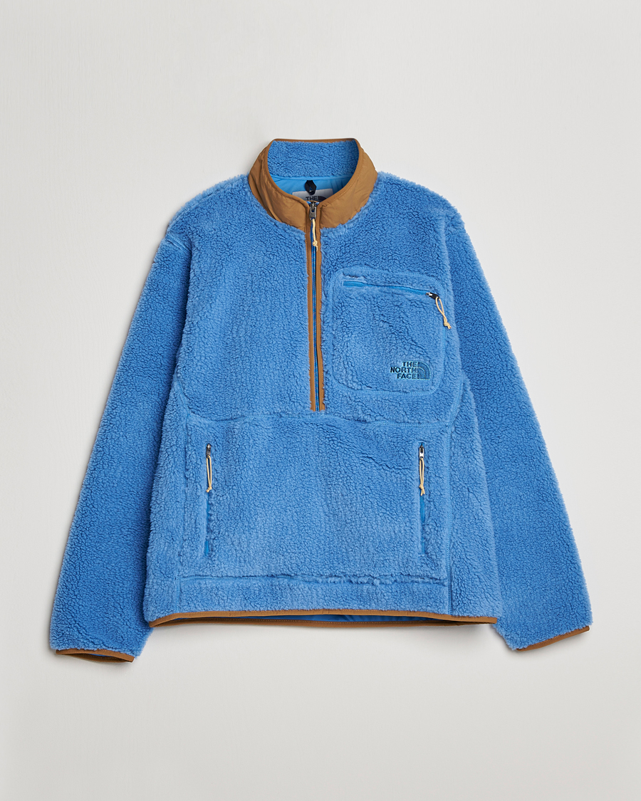 Men | Sweaters & Knitwear | The North Face | Heritage Fleece Pile Half Zip Super Sonic Blue
