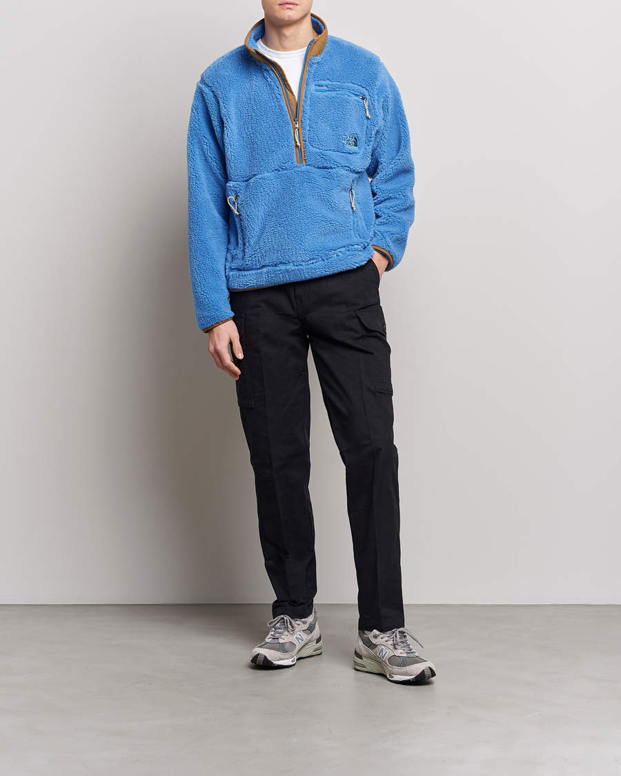 Men | Sweaters & Knitwear | The North Face | Heritage Fleece Pile Half Zip Super Sonic Blue