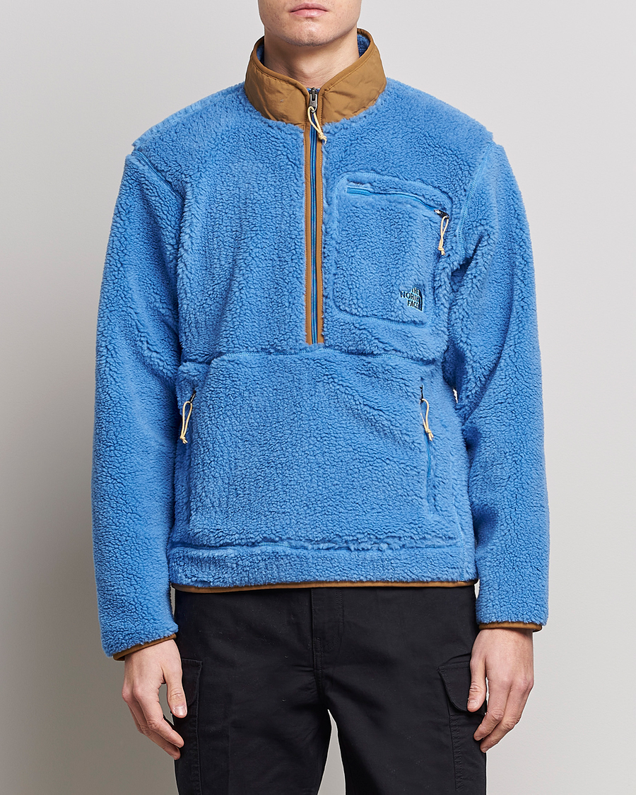 Men | Fleece Sweaters | The North Face | Heritage Fleece Pile Half Zip Super Sonic Blue