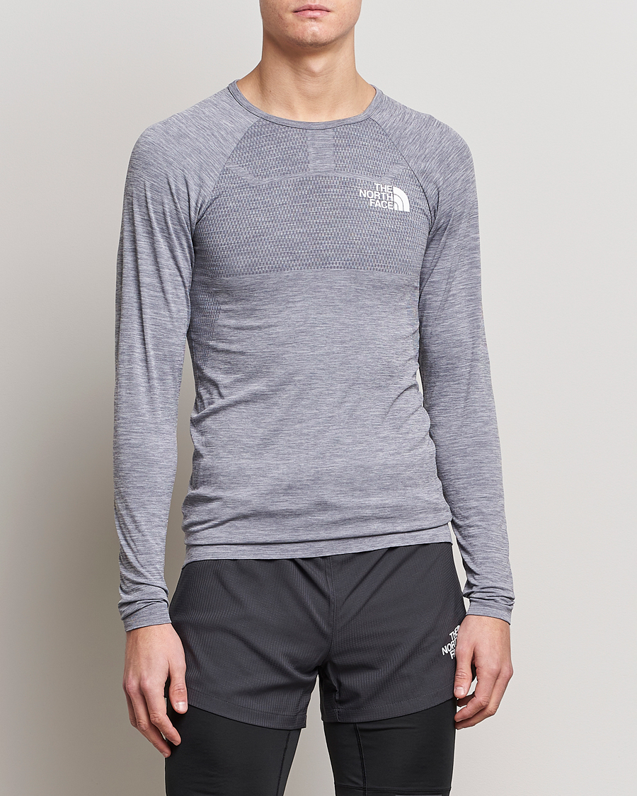 Men | The North Face | The North Face | Mountain Athletics Long Sleeve Meld Grey Heather