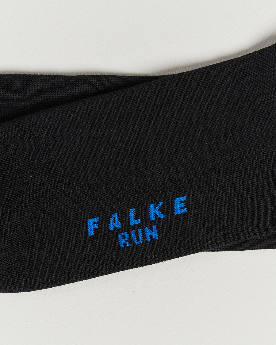 Men | Underwear & Socks | Falke | Run Cushioned Sport Sock Black