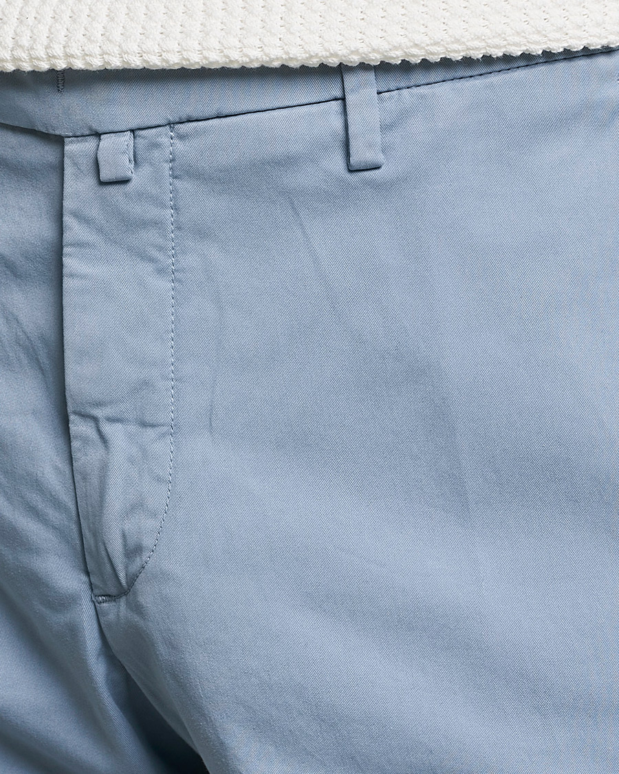 Men | Trousers | Briglia 1949 | Slim Fit Cotton Chinos Light Blue