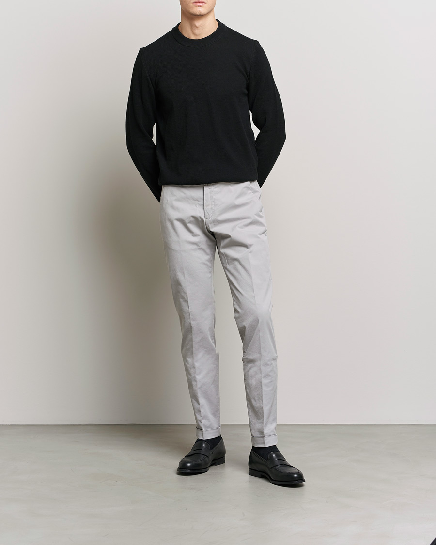 Men | Trousers | Briglia 1949 | Slim Fit Cotton Chinos Grey