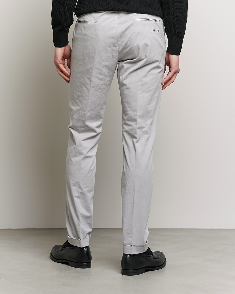 Men | Trousers | Briglia 1949 | Slim Fit Cotton Chinos Grey