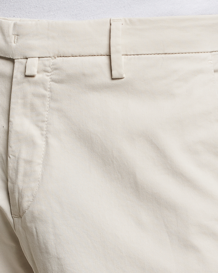 Men | Trousers | Briglia 1949 | Slim Fit Cotton Chinos Cream