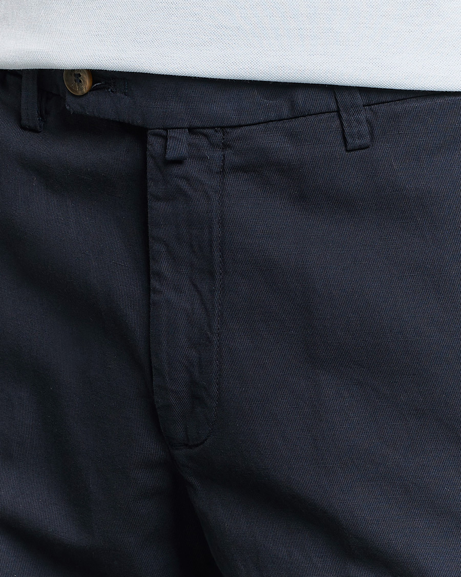 Men | Shorts | Briglia 1949 | Linen/Cotton Shorts Navy