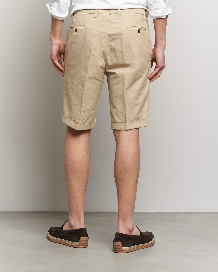 Men | Shorts | Briglia 1949 | Linen/Cotton Shorts Beige