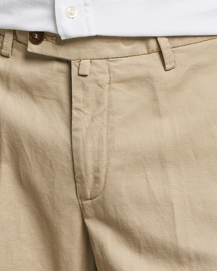 Men | Shorts | Briglia 1949 | Linen/Cotton Shorts Beige