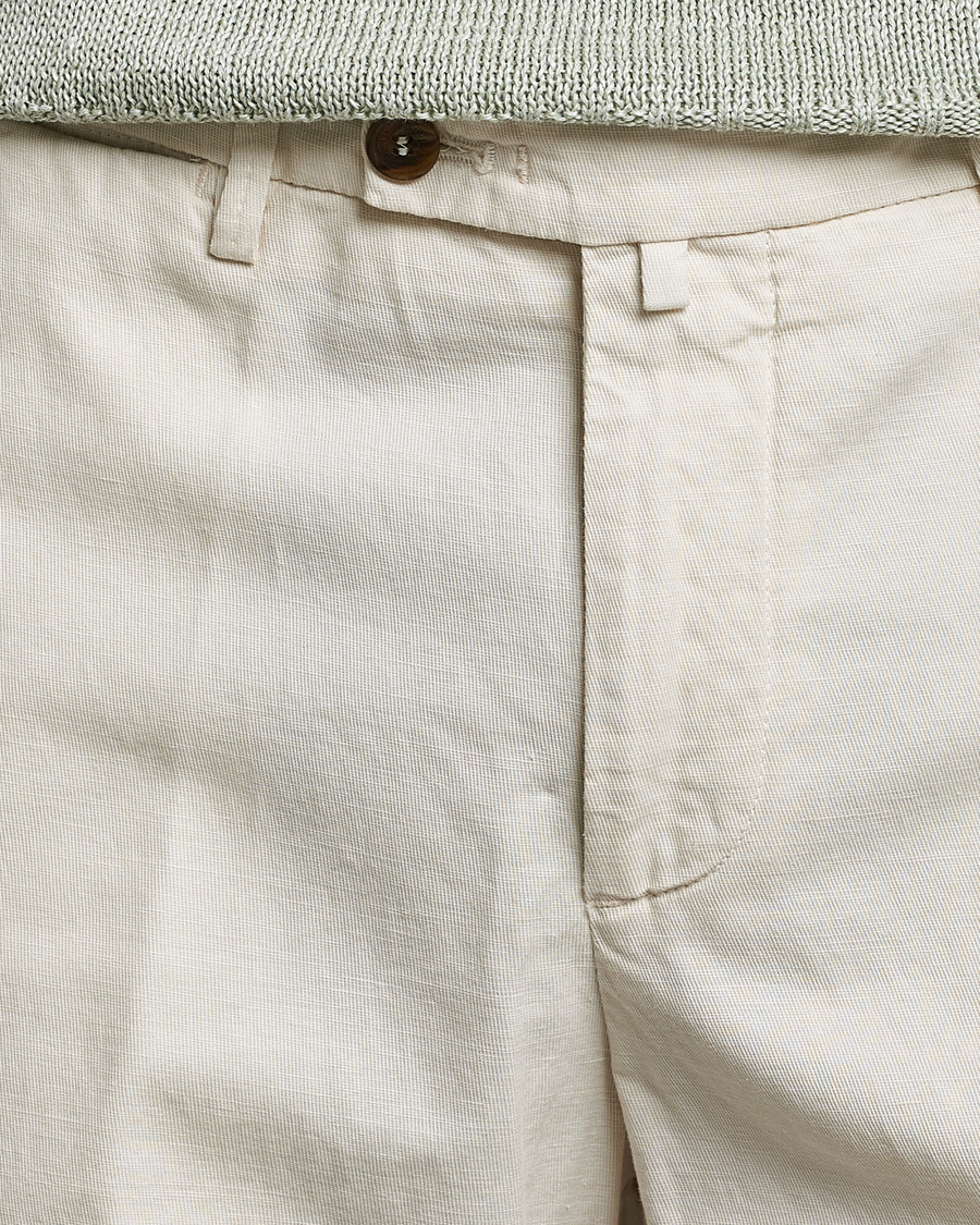 Men | Shorts | Briglia 1949 | Linen/Cotton Shorts Cream