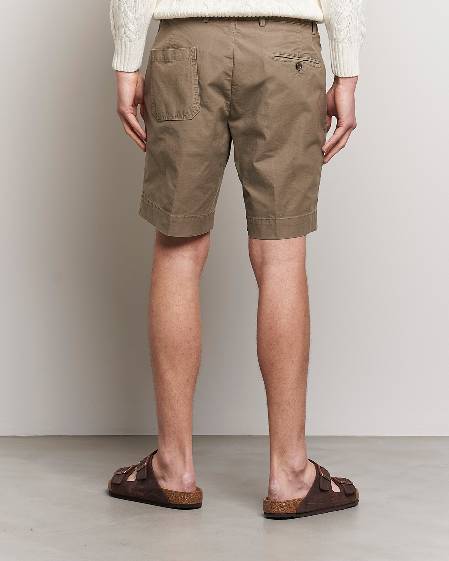 Men | Shorts | Briglia 1949 | Upcycled Cotton Shorts Olive