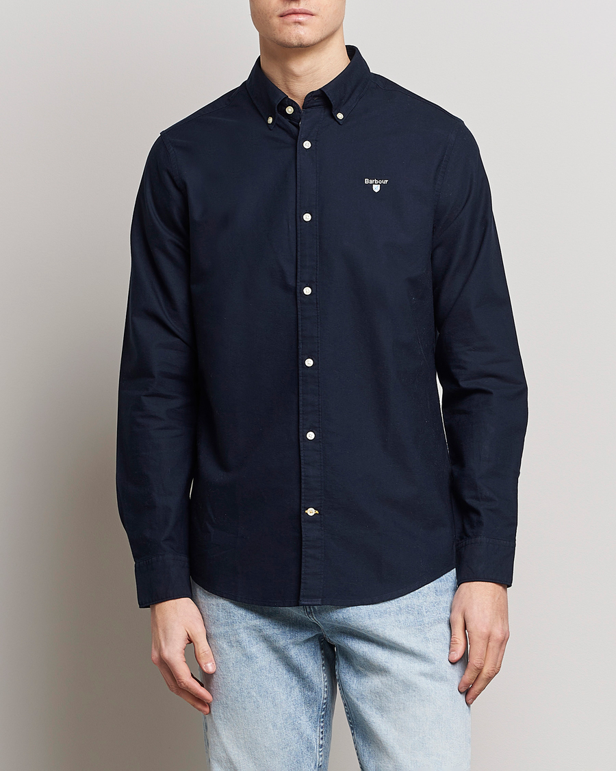 Mies | Barbour | Barbour Lifestyle | Tailored Fit Oxford 3 Shirt Navy
