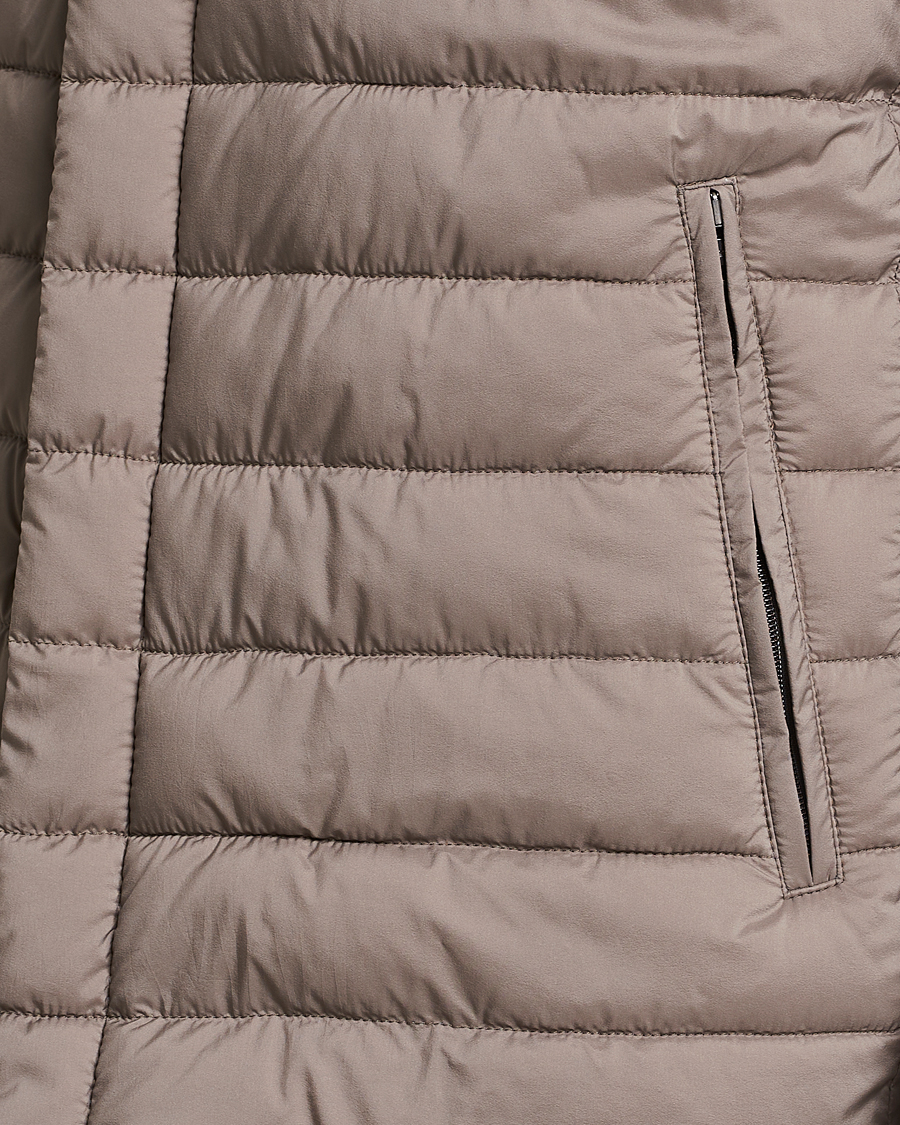 Men | Coats & Jackets | Herno | Nuage Matt Nylon Vest Taupe