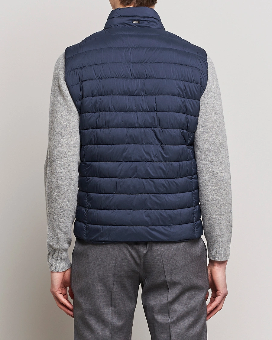 Men | Gilets | Herno | Nuage Matt Nylon Vest Navy