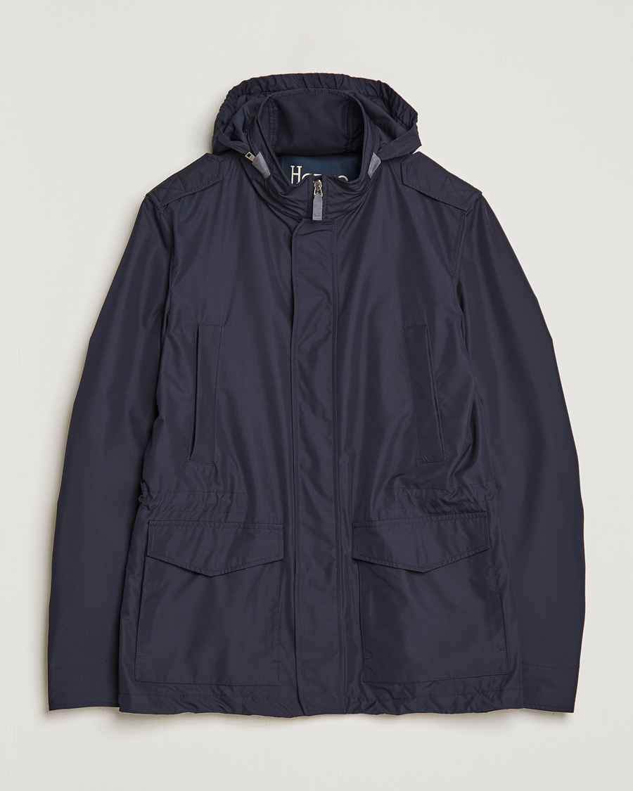 Men | Coats & Jackets | Herno | Nylon Field Jacket Navy