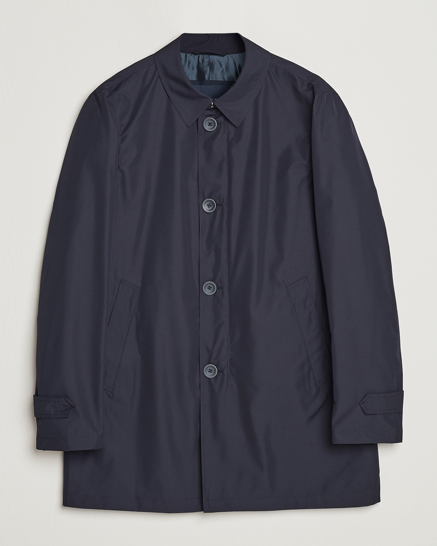 Men | Coats & Jackets | Herno | Nylon Coat Navy