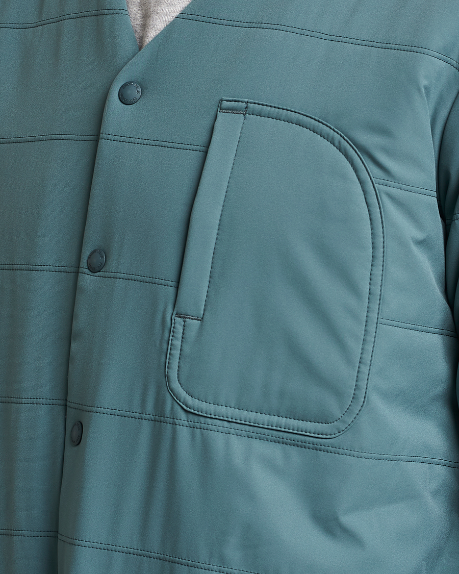 Men | Sweaters & Knitwear | Snow Peak | Flexible Insulated Cardigan Balsam Green
