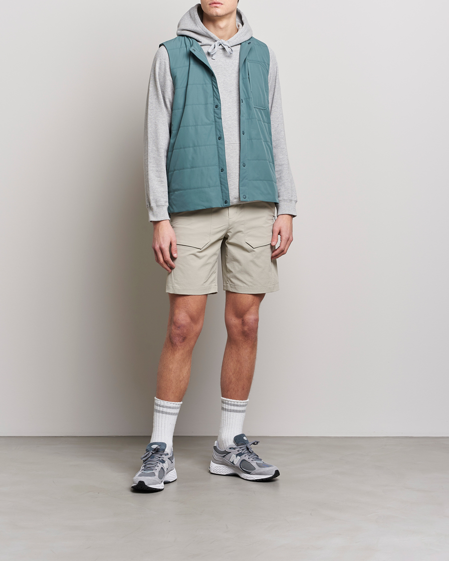 Men | Sweaters & Knitwear | Snow Peak | Flexible Insulated Vest Balsam Green