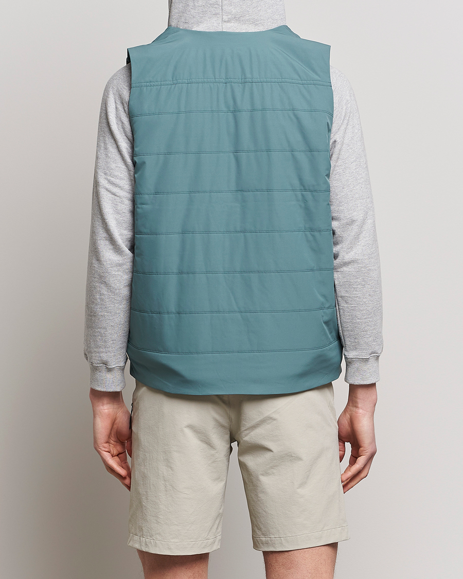 Men | Sweaters & Knitwear | Snow Peak | Flexible Insulated Vest Balsam Green